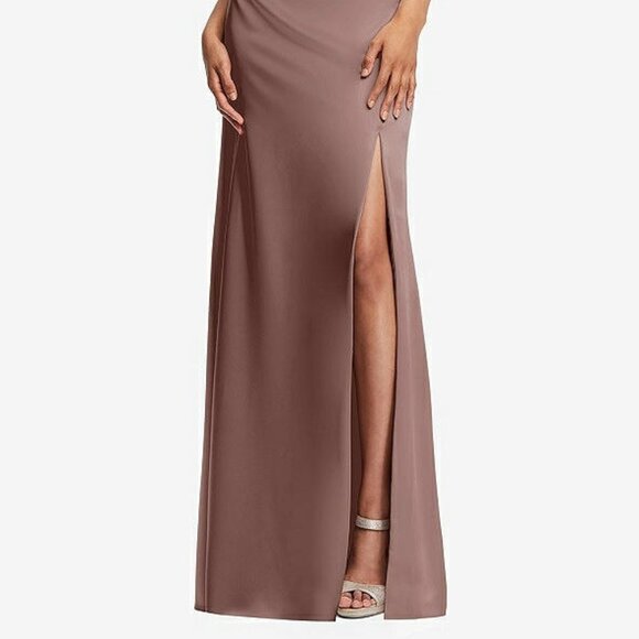 After Six 6874...Lace Up Tie-Back Corset Maxi Dress....Sienna...Size 8 - Picture 2 of 7